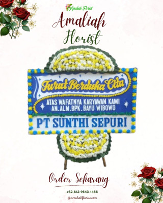 Papan Bunga Duka di Balikpapan Utara