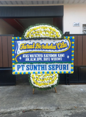 Papan Bunga Duka di Balikpapan Utara